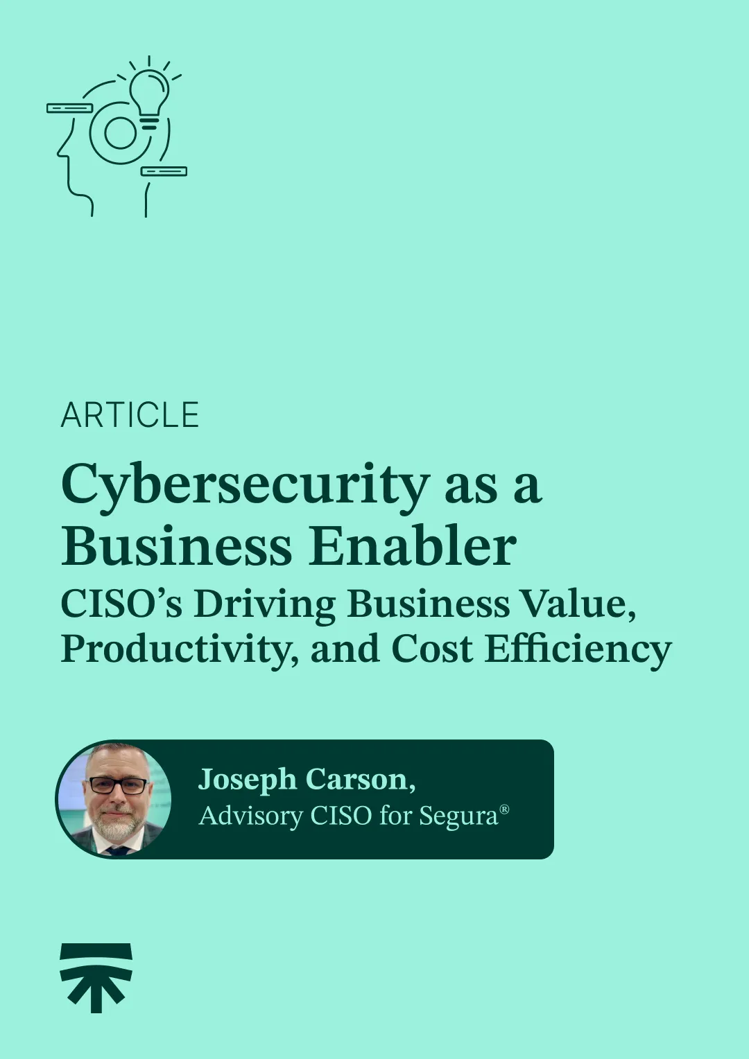 Cover of the article “Cybersecurity as a Business Enabler”