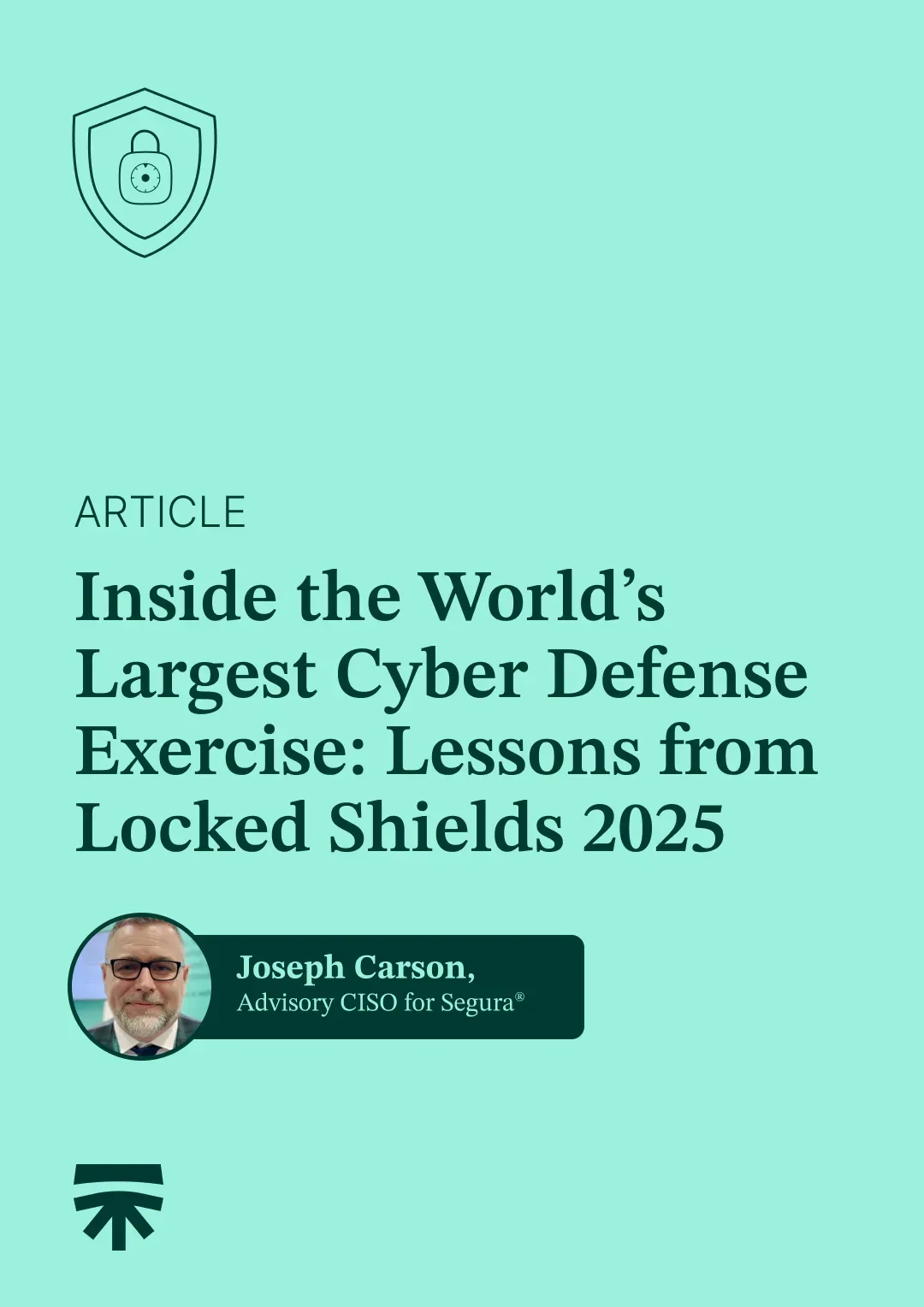 Cover of the article “Locked Shields 2025 with Joseph Carson”